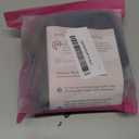 ALXNAN Clip in Long Wavy Synthetic Hair Extension 24 Inch Black Brown 4PCS Thick Hairpieces Fiber Double Weft Hair for Women