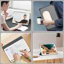 MoKo for Google Pixel Tablet Case 2023, Foldable Design, Ultra Thin Slim Leather TPU Back Full Protector Trifold Stand Cover Case for Pixel Tablet, 11inch, Gray