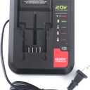 20V Charger PCC692L PCC691L for Porter Cable Lithium Battery PCC680L PCC681L PCC682L PCC685L PCC685LP PCC699L and Black&Decker MAX Battery LBXR20 LBXR2020 LB2X4020-OPE