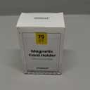 75pt Magnetic Card Holder - 5 Pack One Touch Card Holders for Trading Cards, Clear White