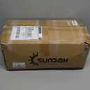 SUNROX Memory Foam Non Slip Rocking Chair Cushion, FadeShield Water Resistant Thicken Durable Tufted Pads, Set of Seat & Back Cushion with Ties for Indoor/Outdoor Rocker, 2 Piece, Cream