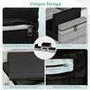 9 Pcs Outdoor Patio Cushions Covers Replacement Waterproof with Zipper for 5 Pcs Patio Furniture Set, Covers Only