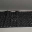 Yimobra Non Slip Bathtub Mat 40 x 16 Inch, Extra Long Shower Mat with Drain Holes, Machine Washable Baby Bath Mats, Strong Suction Cups for Bathroom Floor, Black