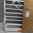 BABELIO Safety Gate Door Fits for Stairs, Narrow and Wide Doorways with Auto Close, Easy Install, No Drilling, Pressure Mounted for Baby, Child, Pets, Dog/Puppy, 26''-40'', White