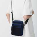 Lohol Small Messenger Bag for Men Women, Water Resistant Adjustable Crossbody Sling bag Purse for Travel Sports
