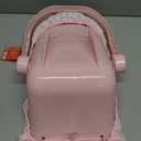 Adora up to 20 Inch Baby Doll Car Seat Carrier Pink Handle Converts to Rocker Lightweight Machine Washable Cover Toy Baby Doll Car Seat Accessory - Classic Pastel