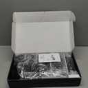 6 in 1 Blow Dryer Brush Set, Powerful Hair Dryer Brush with Auto-Winding Curl L/R, Fast Drying, Smooth Blowouts, Root-Lift Volume, No Heat Damage Frizz-Free Thermal Brush, Hot Air Styler for Travel