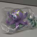 Nuby Floating Octopus Toy with 3 Hoopla Rings - Baby Bath Toy for Boys and Girls - 18+ Months - Purple (Pack of 1)