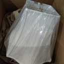 Royal Designs Fancy Square Bell Lamp Shade - White - 7 x 16 x 12.75