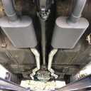 Universal Mufflers, Two Chamber 3'' offset inlet (ID) 3'' offset outlet (ID) Performance Automotive Exhaust Muffler FH43043
