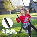 Tree Swing Ropes Heavy Duty, Adjustable Extendable Hammock Hanging Straps for Outdoor Swings Hammock Playground Set Accessories, 3.3Ft(40") of 2Pack, Green