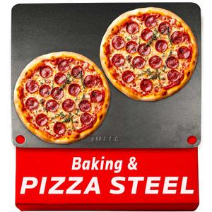 OLEEK pizza steel for oven 20x14 - baking steel for oven - XL steel pizza stone - baking steel pizza - pizza steel baking sheet - pizza baking steel - carbon steel pizza steels