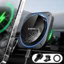 ZeeHoo Compatible with Magsafe Car Mount Charger, Wireless Car Charger with Ice Cooling, 15W Magnetic Car Phone Holder, for iPhone 15 14 13 12 11 Pro Max Plus