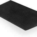 EVA Foam Threshold Ramp, Lightweight Non Slip Doorway Ramp for Wheelchair Walker Scooter, Indoor Outdoor Entry Access for Home Bathroom Garage(Black,36" l X 12" w X 2" h)