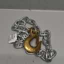 CURT 80302 35-Inch Trailer Safety Chain with 1/4-In Clevis Snap Hook, 7,800 lbs Break Strength