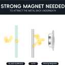 Magnetic Glass Whiteboard - Glass Dry Erase Board 48"x36" Large Frameless Board for Walls Office School and Home