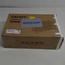 Smiry Bamboo Shoe Rack for Closet, 4 Tier Long Wooden Stackable Shoe Organizer, Free Standing Shoes Storage Shelf for Entryway, Front Door Entrance, White