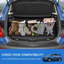 Envelope Style Cargo Net for 2018-2026 Chevy Equinox & GMC Terrain Accessories, Trunk SUV Mesh Cargo Net, Upgraded 5mm Bungee&Double-layer Nylon Storage Tailgate Netting Grocery&Tools Holder Organizer