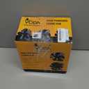 VODA Wood Stove Fan Heat Powered Fireplace Fan No Electric, Heat Activated Thermal Fan for Wood Burning Stove/Log Burner, Fireplace Accessories (XX Large)