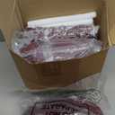 3 Pcs Sofa Slipcover Set for Couch Cushion Durable Washable High Elastic Stretchable Furniture Couch Covers with Skirt for Sofa Loveseat Arm Chair(Burgundy,Seersucker)