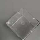 KissYou Acrylic Boxes with Hinged Lid Small Lucite Boxes Clear Display Box for Birthday Wedding Graduation Party Decoration Plastic Storage Boxes (4 x 4 x 4 Inch)