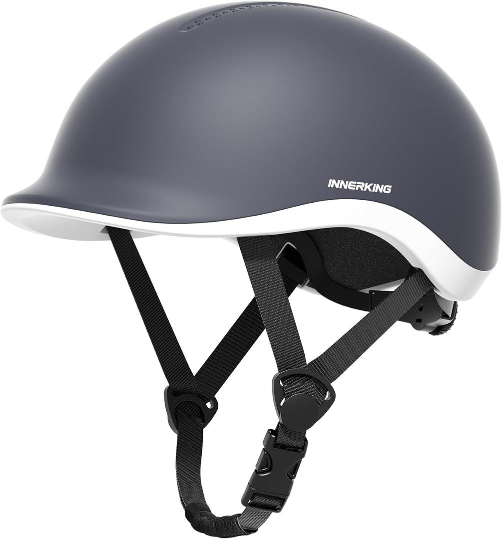 InnerKing Womens Bike Helmet, Adjustable Cycling Helmets for Adults, Road Urban Commuter Bicycle Helmet with High-Visibility Reflective Strip for Men Ebike Scooter Skate, Medium