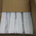 12 Pcs Ribbed Hurricane Glass Candle Holders, 2.5" W X 14" H