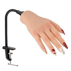 Nail Pratice Training Hand for Acrylic Nails with Stand Bracket,Soft Silicone Maniquin Hand, Flexible Bendable Nail Practice Fake Hand for Nails Art Practice Tool (1#) Nail Pratice Training Hand for Acrylic Nails with Stand Bracket,Soft Silicone Maniquin Hand, Flexible Bendable Nail Practice Fake Hand for Nails Art Practice Tool (1#)