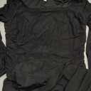 PRETTYGARDEN Spring Wedding Guest Dresses for Women 2026 Fall Ruched Midi Long Sleeve Formal Cocktail Bodycon Dress (Large, Black)