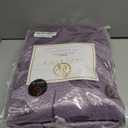 Superior Blackout Curtains, Room Darkening Window Accent for Bedroom, Sun Blocking, Thermal, Modern Bohemian Curtains, Leaves Collection, Set of 2 Panels, Grommet- 42 in x 63 in, Wisteria