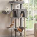 Cat Tree, 43.3'' Cat Tower with Hammock for Kittens GCT004SW