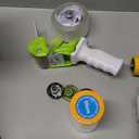 Paint Sprayer, 700W HVLP Spray Gun with Cleaning & Blowing Joints, 4 Nozzles and 3 Patterns, Easy to Clean, for Furniture, Cabinets, Fence, Walls, Door, Garden Chairs etc. VF803 Yellow