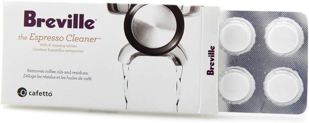 Breville BEC250 Espresso Machine Cleaning Tablets for Breville Models, 8 Pack