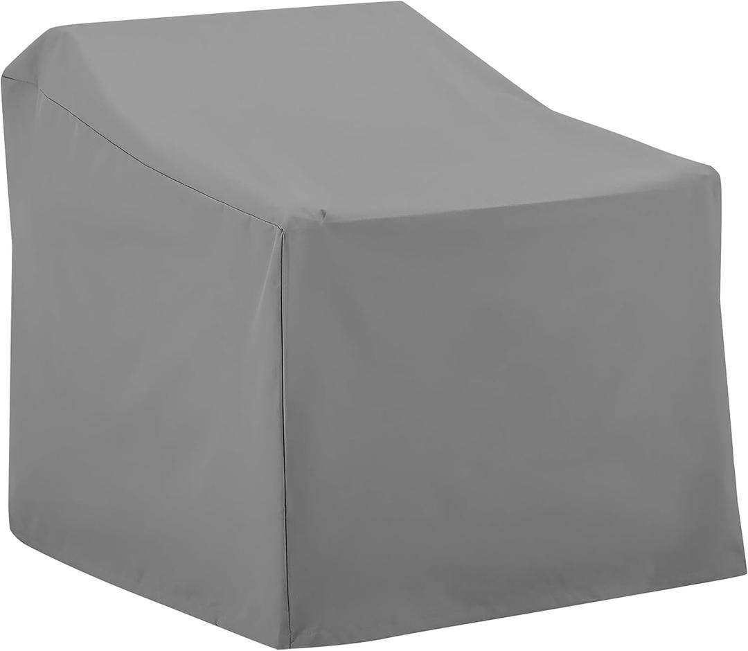 Crosley Furniture Patio Furniture Covers, Waterproof Outdoor Chair Cover for Backyard, Deck, Gray