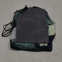 Smiry Picnic Table Cover with Bench Covers, Waterproof Elastic Fitted Tablecloth for 8 Foot Tables, Washable Polyester Tablecloths for Camping, Indoor & Outdoor (Green Blue, 30x96 Inch 3-pc Set)