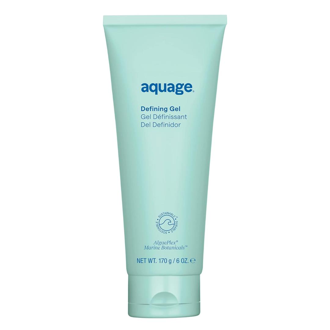 AQUAGE Defining Gel, For Curly, Wavy or Permed Hair, Repairs Hair Strands For Well-Defined Curls Without The Frizz, 6 fl. oz