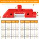 Table Setup Blocks for Woodworking, 14pcs Aluminum Alloy Precision Set up Bars, Precision Height, Depth, Angle & Fence Alignment Gauge Set - Router and Saw Accessories with Storage Case