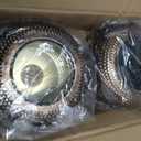 Solar Lanterns Waterproof Outdoor Decor: 2 Pack Hollow Out Retro Metal Solar Lights - Unique Gardening Gifts for Women Mom - Outside Garden Yard Patio Porch Tabletop Decorations 2 Lighting Colors