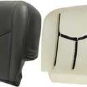 NLQR 692 or 69i Dark Gray Driver Side Bottom Replacement Seat Cover & Foam Cushion fit for Chevy Silverado Avalanche Sierra Tahoe Suburban Yukon XL GMC Sierra 2003-2007