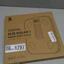 RENPHO Smart Scale for Body Weight, FSA&HSA Eligible, Digital Bathroom Scale BMI Weighing Bluetooth Body Fat Scale, Body Composition Monitor Health Analyzer with Smartphone App, 400 lbs - Elis Solar 1 (Solar Power-Black)