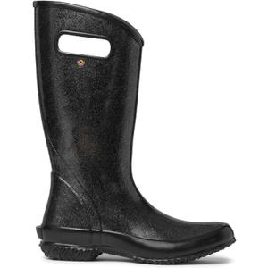 BOGS Womens Rainboot Glitter Outdoor Boots (11, Black)