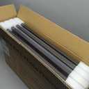 18x24 Poster Frame 3 Pack - Black Woodgrain, Solid Wood Gallery Picture Frame - Wall Hanging