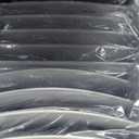 DUMOS 6 Pack Leather Padded Folding Chair, Indoor Outdoor Portable Stackable Commercial Seat with Steel Frame, Capacity for Home, Office, Party, Comfy, Kahki