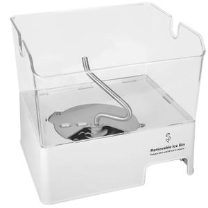 WPW10347093 Refrigerator Ice Bin Compatible with Whirlpool Ice Bucket Replacement, W10347093 Ice Maker Assembly for Whirlpool Refrigerator