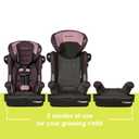 Baby Trend Hybrid SI 3-in-1 Combination Booster Seat, Dash Orchid Side-Impact Protection, 3-Stage Growth Design, Adjustable Headrest, Cushioned Comfort. Manufacture Date 03/19/2026
