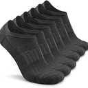 Women's Wool Running Cycling Sock Size 9-11 Summer, Busy Socks Moisture Control Sports Athletic Ankle Low Cut No-Show Short Sneaker Socks, 6 Pairs, Medium, Dark Grey