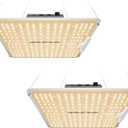 Spider Farmer SF1000-2Pack 200W LED Grow Light for Indoor Plants, Upgraded High Efficiency LEDs, Dimmable Full Spectrum High PPFD, Deep Penetration for Seed Starting/Vegetables/Bloom in 2x4 Grow Tent