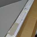 LazBlinds No Tools No Drill 1" Vinyl Mini Blinds, Cordless Blinds for Windows, Light Filtering Horizontal Window Blinds & Shades, 35" W x 72" H, White