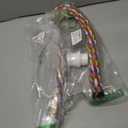 34 Inch Flex Rope (Large) - Bendable Fun Climbing Perch Cage Accessory Toy - Sugar Gliders, Squirrels, Degus, Marmosets, Monkeys, Parrots, Birds, Rats & Other Small Animals