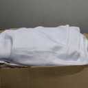 Cupuamon 108 inch Round Tablecloth Washable Polyester Table Cloth Decorative Table Cover for Wedding Party Dining Banquet (108 inch,White)